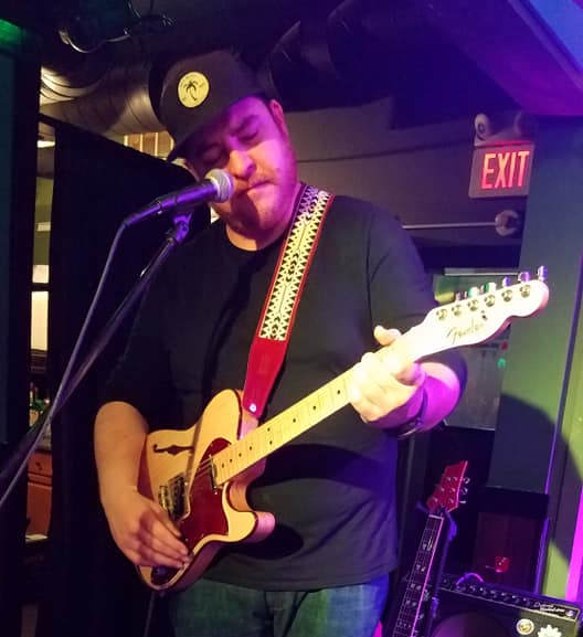 Riley Schiro, master of the electric guitar.